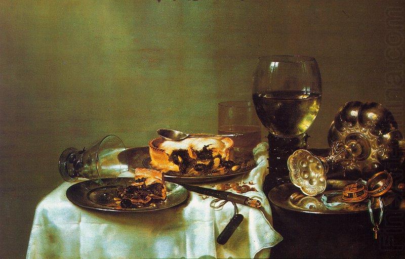 Willem Claesz Heda Breakfast Still Life with Blackberry Pie china oil painting image